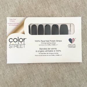 NWT Color Street Nail Polish Strips-Midnight in Manhattan